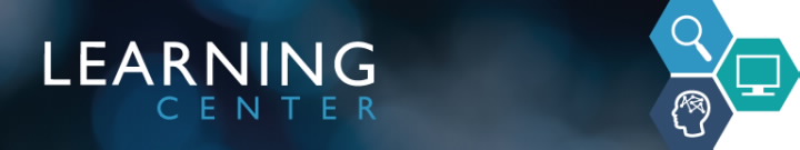 Learning Center banner