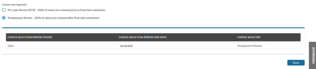 choice selection for cycle 2