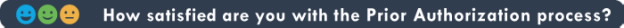 Small horizontal image displays text for the Prior Authorization Survey URL https://cmsmacfedramp.gov1.qualtrics.com/jfe/form/SV_0wxzydcjfDVFfSu