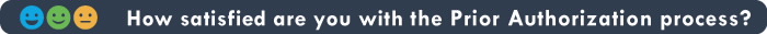 Small horizontal image displays text for the Prior Authorization Survey URL https://cmsmacfedramp.gov1.qualtrics.com/jfe/form/SV_0wxzydcjfDVFfSu